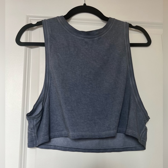lululemon athletica Tops - Lululemon Crop Top Tank - blue